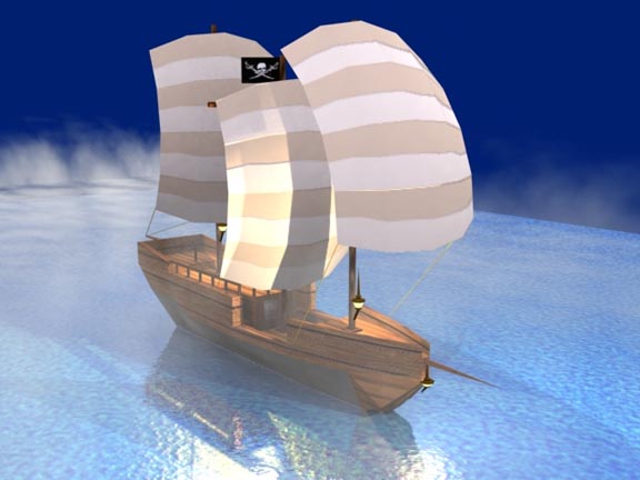 Pirates! on the high seas